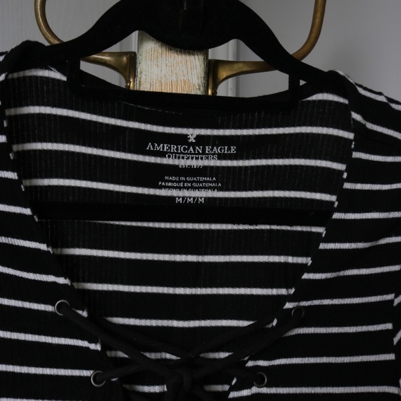 American Eagle Lace Up Top - Picture 3 of 4
